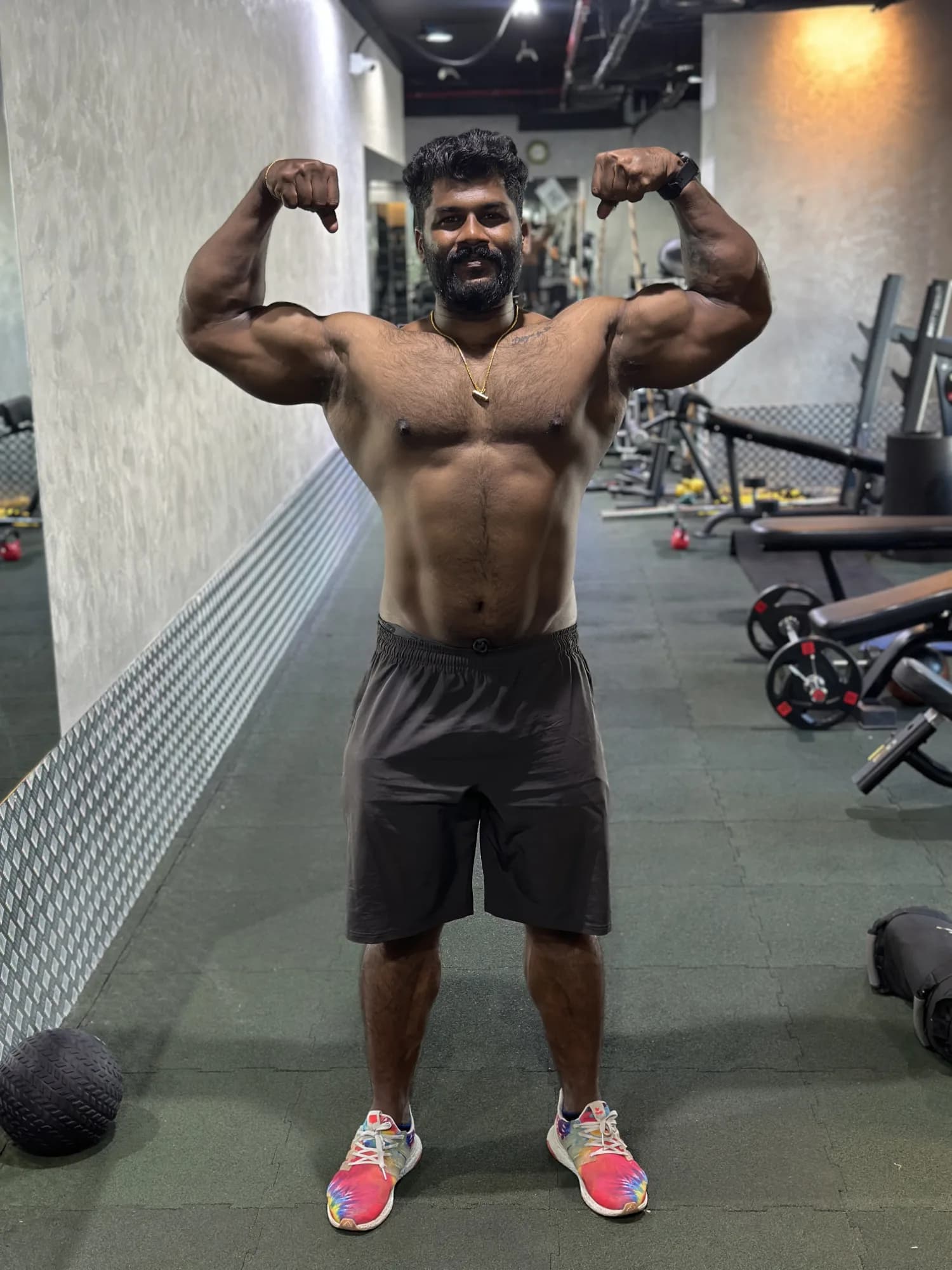 Training in the gym